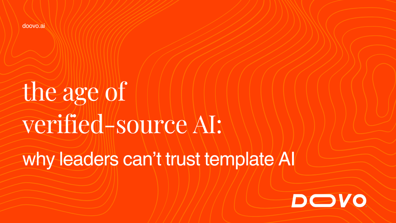 The Age of Verified-source AI: Why Leaders Can’t Trust Template AI